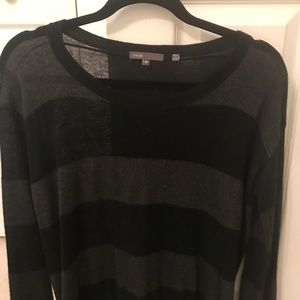 Vince striped sheer sweater
